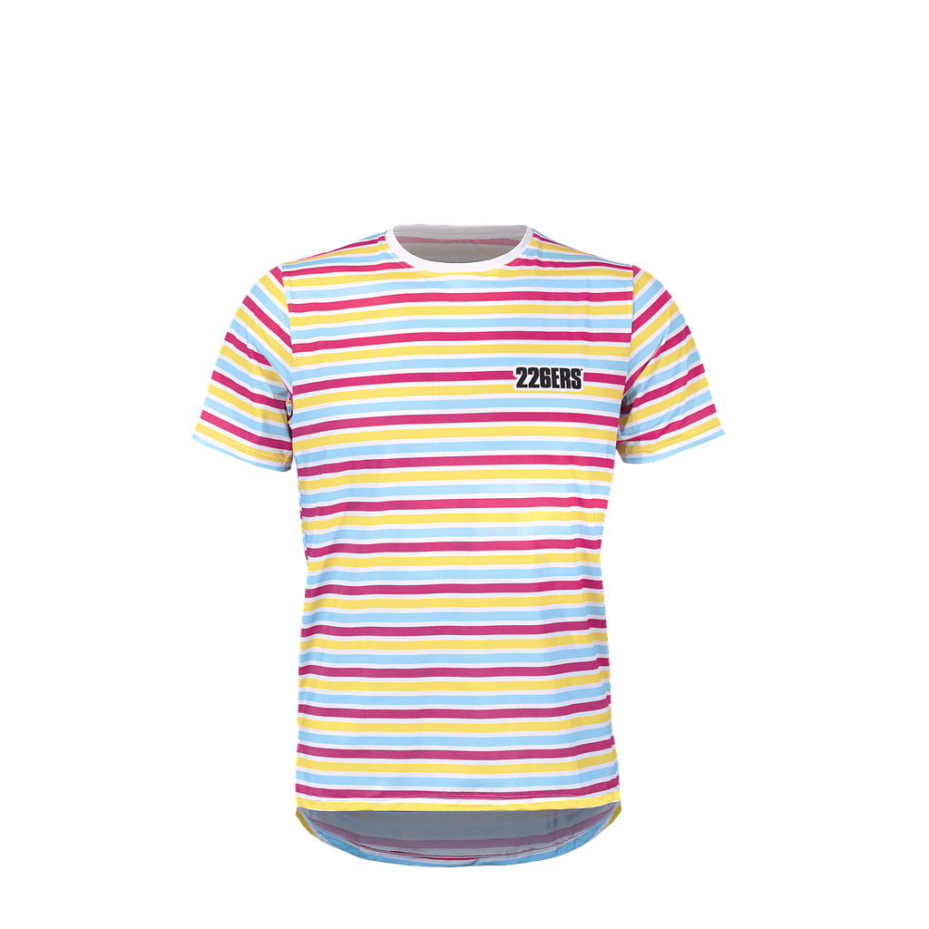 CAMISETA RUNNING MANGA CORTA- HYDRAZERO STRIPES WHITE 