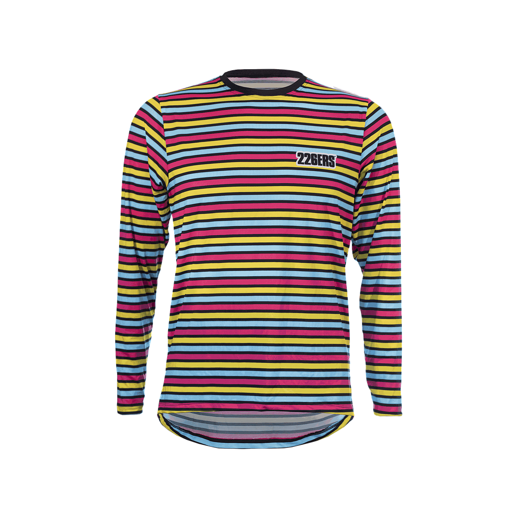 RUNNING JERSEY - HYDRAZERO STRIPES BLACK